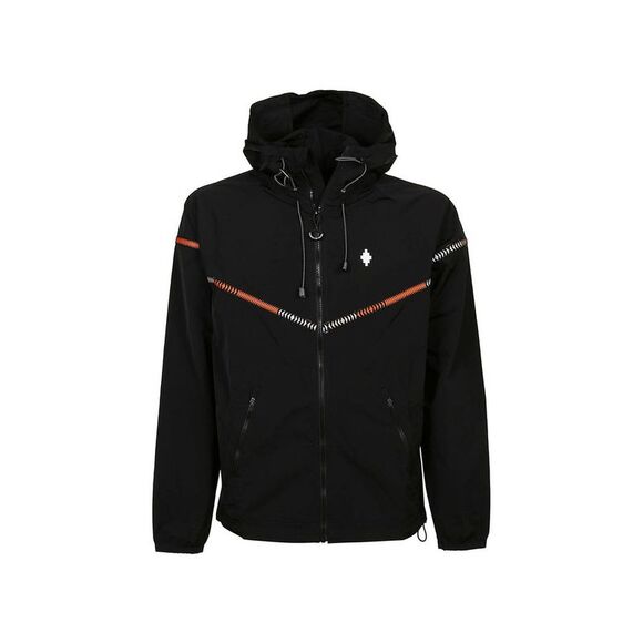 Marcelo Burlon Black Polyamide Shell Men's Jacket